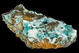 Rosasite and Selenite Crystals - Hidden Treasure Mine, Utah #109792-1